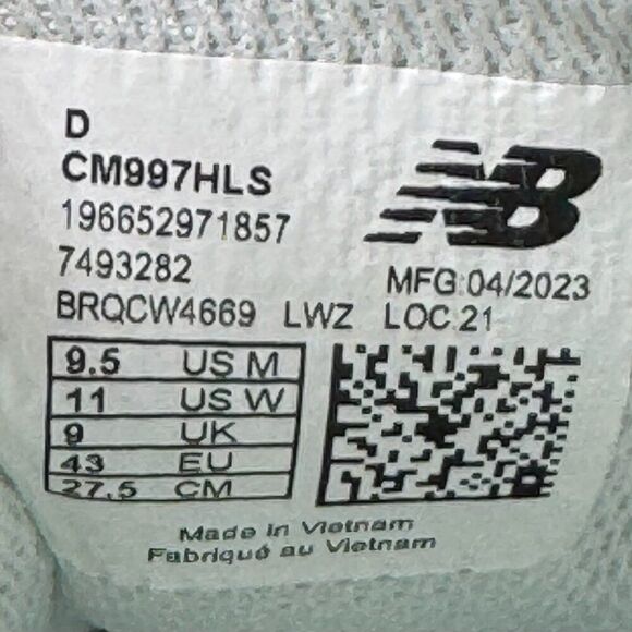 New Balance 997H 'Incense Deep Ocean' - Picture 10 of 11